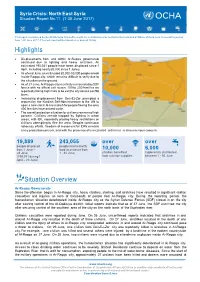 Highlights Situation Overview
