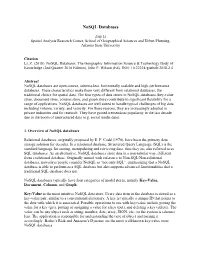 Nosql Databases