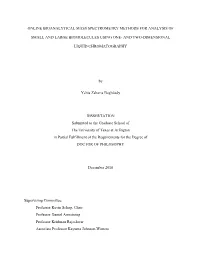 Online Bioanalytical Mass Spectrometry Methods for Analysis Of