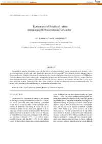Taphonomy of Fossilized Resins: Determining the Biostratinomy of Amber
