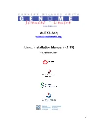 ALEXA-Seq Linux Installation Manual (V.1.15)