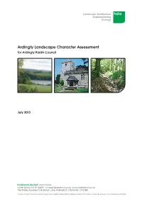 Ardingly Landscape Character Assessment for Ardingly Parish Council