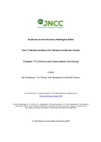 Chapter 13 Lichens and Associated Microfungi