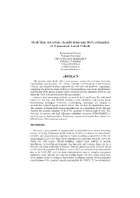Real-Time Detection, Classification and DOA Estimation of Unmanned Aerial Vehicle