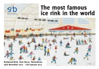 The Most Famous Ice Rink in the World