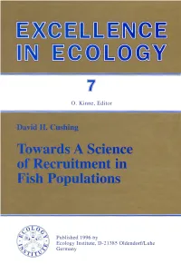 Towards a Science of Recruitment in Fish Populations
