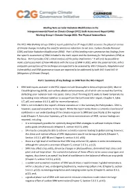 (IPCC) Sixth Assessment Report (AR6) Working Group I: Climate Change 2021: the Physical Science Basis