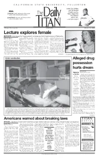 Lecture Explores Female