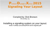 Signaling Your Layout