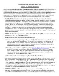 The Last of Us Day Photo Mode Contest 2020 OFFICIAL US and CANADA RULES by Participating in the Last of Us