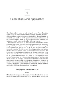 Conceptions and Approaches 9