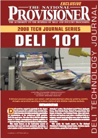 DELI TECHNOLOGY JOURNAL Deli Tech 1:WM 08 9/30/08 2:03 PM Page DTJ-2