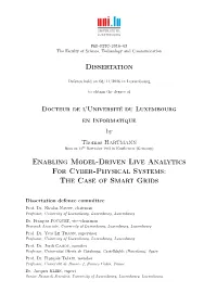Dissertation Enabling Model-Driven Live Analytics for Cyber-Physical