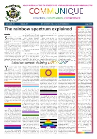 The Rainbow Spectrum Explained