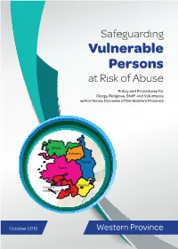 Vulnerable Persons Policy, but Will Also Be Expected to Meet Certain Requirements Before an Agreement of Lease Or Rental of Property Is Made