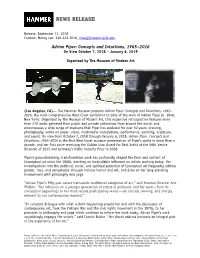 Adrian Piper: Concepts and Intuitions, 1965–2016 on View October 7, 2018 – January 6, 2019