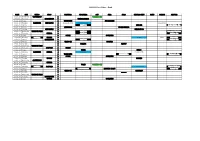 2020/21 Race Dates - Draft