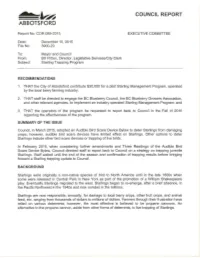 COR 089-2015, Starling Trapping Program