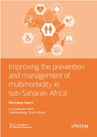 Improving the Prevention and Management of Multimorbidity in Sub-Saharan Africa