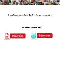 Lego Dimensions Back to the Future Instructions