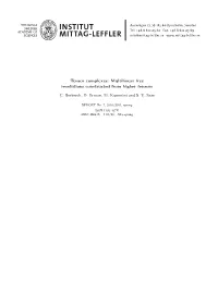 Tensor Complexes: Multilinear Free Resolutions Constructed from Higher Tensors