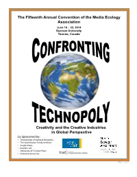 Program in Culture and Technology, University of Toronto