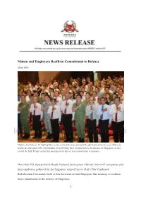 Nsmen and Employers Reaffirm Commitment to Defence