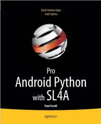 Pro Android Scripting with SL4A