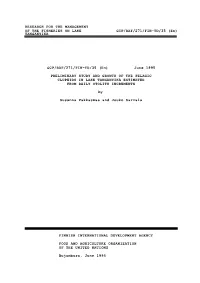 Preliminary Study & Growth of the Pelagic Clupeids in Lake