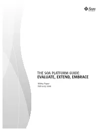 The Soa Platform Guide: Evaluate, Extend, Embrace