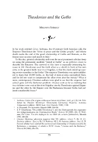 Theodosius and the Goths