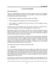 3.1-1 3.1 Introduction 3.0 AFFECTED ENVIRONMENT How to Read