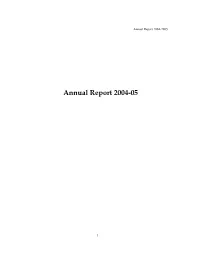 Annual Report 2004-05