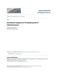 Derivational Trapping and the Morphosyntax of Inflectionlessness