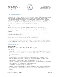 Drupalist Resume - 07.27.21 Page 1 of 2 • Review and Test the Work of Developers, Designers, Engineers, and Other Subcontractors