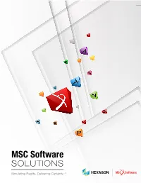 MSC Software SOLUTIONS