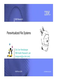 Paravirtualized File Systems