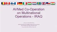 Avmed Co-Operation on Multinational Operations