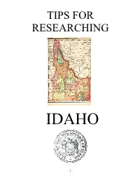 Tips for Researching