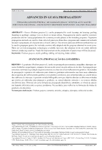Advances in Guava Propagation1