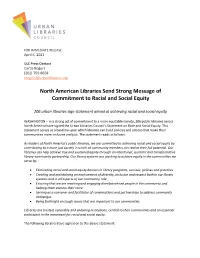 North American Libraries Send Strong Message of Commitment to Racial and Social Equity