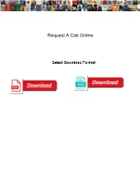 Request a Cab Online