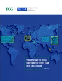 Strengthening the Global Semiconductor Supply Chain in An