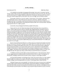 1 Sacrifice Is Binding Rosh Hashanah 5774 Rabbi Barry Block I Am Grateful to Be the Rabbi at Congregation B'nai Israel, Not A