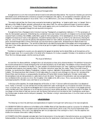History of the Neoevangelical Movement Meaning of Evangelicalism Evangelicalism Is a Term That Transcends Denominational And