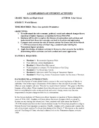 A Comparison of Student Activists