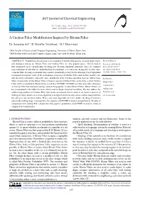 A Cuckoo Filter Modification Inspired by Bloom Filter