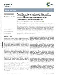 Formation of Boraalkene–Pyridine Complex and Or