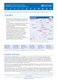 Highlights Situation Overview