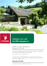 Stags.Co.Uk 01823 256625 | Taunton@Stags.Co.Uk
